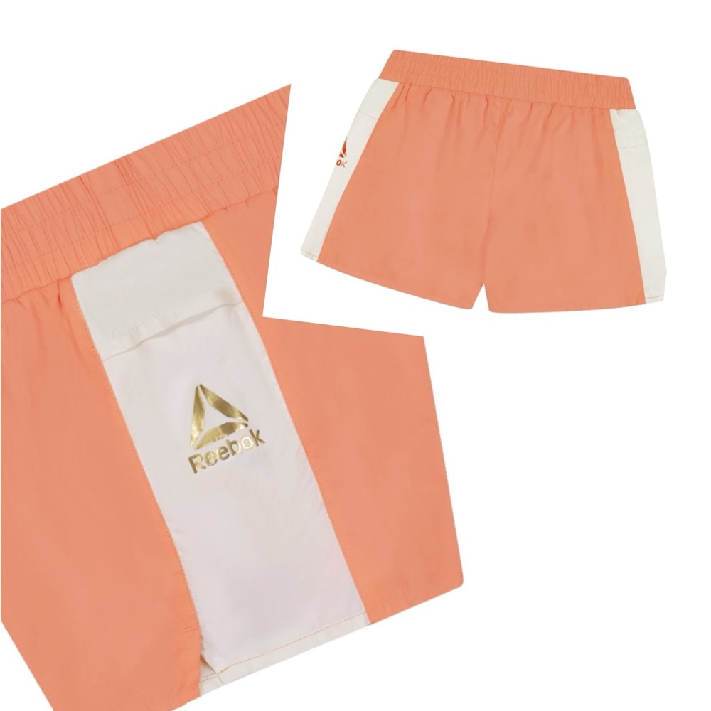 Reebok Girls' Quick Knit Running Shorts with Briefs, Size L (10-12)